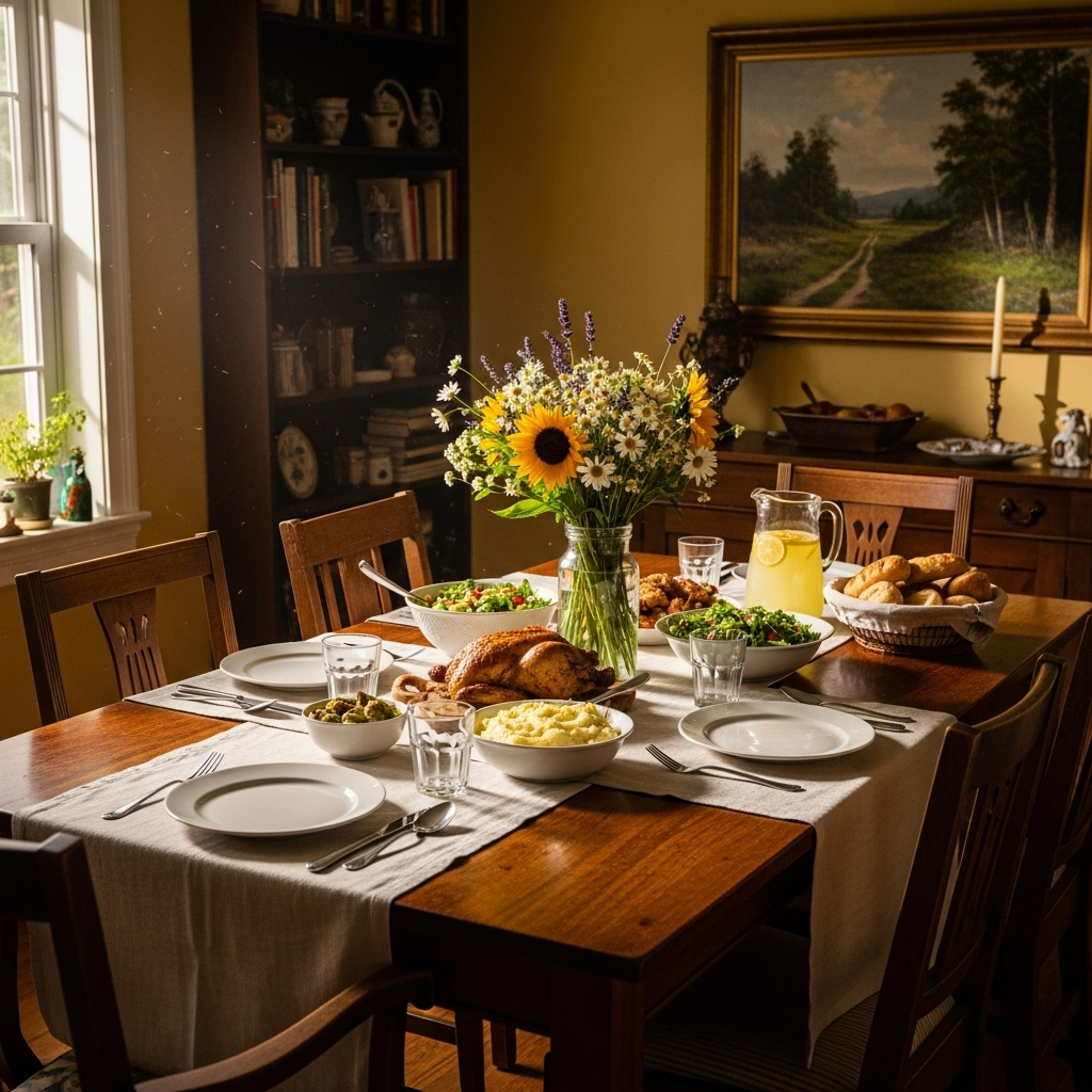 Custom dining table for the Wilson family